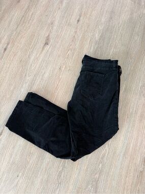 Current/Elliott Black Velvet Trousers